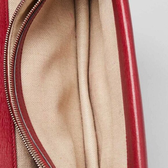 Gucci Red Leather Blooms Small Dionysus Shoulder Bag - Picture 9 of 12